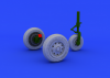 Eduard 648176 F-104 undercarriage wheels early 1/48 (Hasegawa)